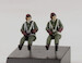 Japanese WW2 Pilots, seated in A/C (2)