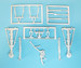Convair F106 Delta Dart Landing Gear (Trumpeter)