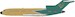 Boeing 727-100 Forbes Capitalist Tool Mid 1990's N60FM With Stand