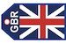 Great Britain Flag Bag Tag