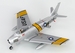 North American F-86E Sabre US Air Force, FU-746, Col. Maj. William H. Westcott and Francis S. Gabreski, 25th FIS/51st FIW, October 1951