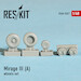 Dassault Mirage IIIA Wheels set