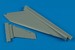 Saab 35 Draken Vertical Fin (Hasegawa)