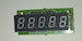 7 seg. digits assembled (5 digits) Colour : Amber