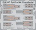 Detailset Seatbelts Spitfire MKIX - Steel- (Eduard)