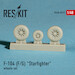 Lockheed F104F/G Starfighter Wheels set