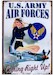 U.S.Army Air Forces, Coming Right Up! pin up metal poster