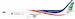 Airbus A321neo MEA, Middle East Airlines T7-ME1 with stand