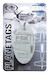 Keychain made of real aircraft skin: North American P-51K Mustang 44-12852 Natural skin colour