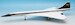 Concorde BOAC G-BOAC polished, with stand