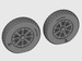 F4U Corsair / F6F Hellcat Block thread Wheel set