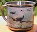 Steel cup with lid D-DAY - C-47 Skytrain