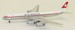 Douglas DC8-62 Swissair HB-IDI Polished With Stand