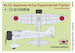 Mitsubishi Ki33 2nd prototype (AVI model A5M + resin conv. parts, incl. decals)