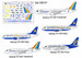 Boeing 737-200/300/400 (Pluna, TransBrazil, Varig, Pluna)