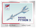 Rafael Python3 air to air missile (2x)