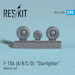 Lockheed F104A/B/C/D Starfighter Wheels set