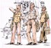 US Navy pilots WW II (3 fig.)