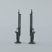 German Spandau LMG08/15 machine guns (2x)