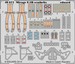 Detailset Mirage F1B Seat Belts (Kitty Hawk)