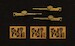 Set of guns for PZL.37 Los; 1x Vickers F and 2x Polish WZ37 'Szczeniak" Machine Guns