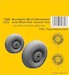 Beaufighter Mk VI, MkX, Mk21 Mainwheels / Early Disk and Smooth Pattern wheels (Airfix)