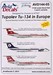 Tupolev Tu134 in Europe