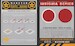 Japanese hinomaru Insignia (16 sizes, 96 Roundels)