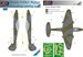 Gloster Meteor F MK3 Camouflage Painting Mask