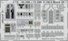 Detailset F16CJ Block 50 Self Adhesive (Tamiya)