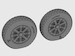 F4U Corsair / F6F Hellcat Block thread Wheel set