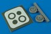 Saab 29 Tunnan Mainwheels & paintmask