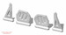 P51D Mustang Undercarriage doors (Revell)