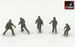 Russian-Soviet Airfield Firefighters (5 Figures)