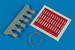 AIM9L/M/N Seaker head covers with RBF Flags - Late- (6x)