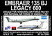 Embraer ERJ135BJ Legacy (Angola & Honduras)