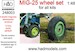 Mikoyan MiG25 Foxbat Wheel set (Kitty Hawk)