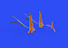 B17G Flying Fortress Bronze Landing gear (Hong Kong Models)