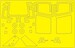 F104A/CF Starfighter Tail Section Painting Masks (Kinetic)