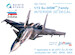 Sukhoi Su30SM Flanker H Interior 3D Decal for Zvezda