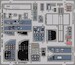 Detailset Messerschmitt ME262B Schwalbe Interior -Self Adhesive (Trumpeter)
