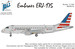 Embraer ERJ175 (American Airlines) (Hasegawa)
