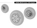 Mikoyan MiG21F wheels (Trumpeter)
