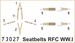 Detailset Seatbelts RFC WW1 SUPER (2x0