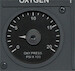 B737 Oxygen pressure gauge.