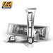 True metal Coloured wax: Aluminium