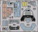 Detailset Focke Wulf FW190A-5 Interior Self adhesive (Hasegawa)
