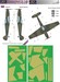 Messerschmitt BF109 Camouflage Painting Mask - Early Scheme Part 2 (Eduard, Dragon, Trumpeter)