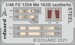Detailset Messerschmitt Me163B Komet seatbelts (Gaspatch)