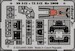 Detailset Reggiane Re2000 Self Adhesive (Italeri)